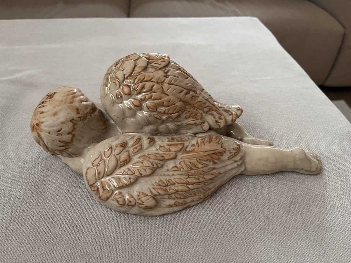 Statuette: Engel aus Keramik (Antike Optik)  – Usato da Bubendorf venduto da Naf 1
