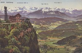 Uetliberg   ZH  mit Urirotstock, Rigi und Titlis   um 1911
