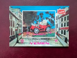 1970 Jemen Mini Block 3D Auto  ** Luxus (4109)