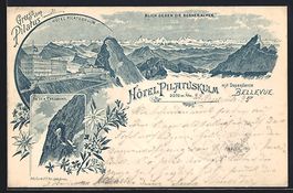 Vorläufer-Lithographie Pilatus, 1895, H