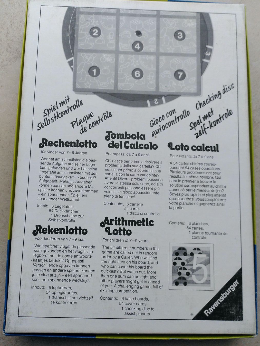 Ravensburger Giochi: RECHENLOTTO – Usato da Brugg AG venduto da olamim 1