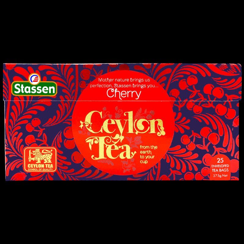 Cibi & Specialità: Stassen - Cherry Tea - Gastro-Teebeutel – Nuovo e nell'imballaggio originale da Gampelen venduto da Geschenkxy 2