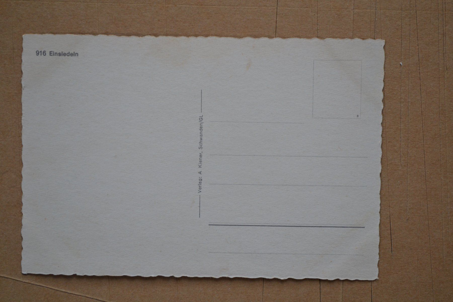 Cartoline postali: AK Einsiedeln SZ – Usato da Beinwil am See venduto da kajak55 1