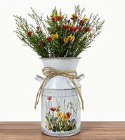 Eisenkunstvase im amerikanischen Landhausstil