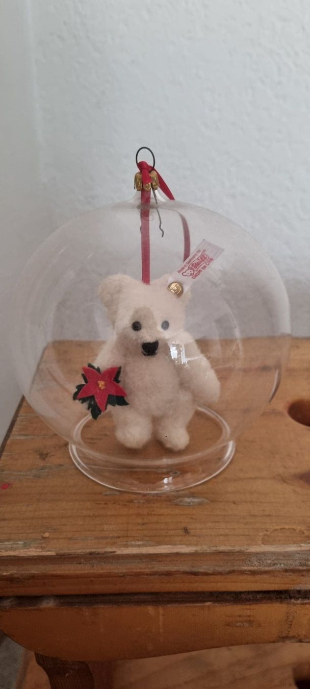 Steiff Giocattoli: Steiff Teddy Ornament in Glaskugel – Usato da Lenzburg venduto da friedi5 3