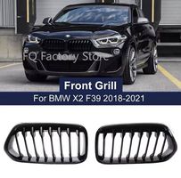 Kühlergrill "Nieren" für BMW X2 F39 in Schwarz
