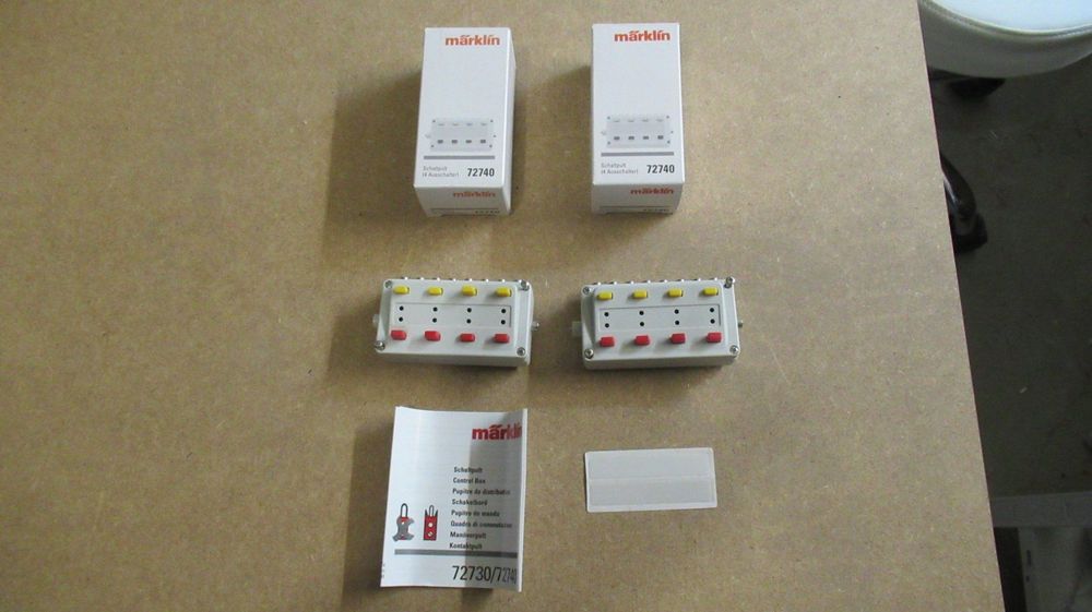 Pupitre De Commande Märklin 72740 - Pour Circuits Train Miniature | Universel 4 Circuits
