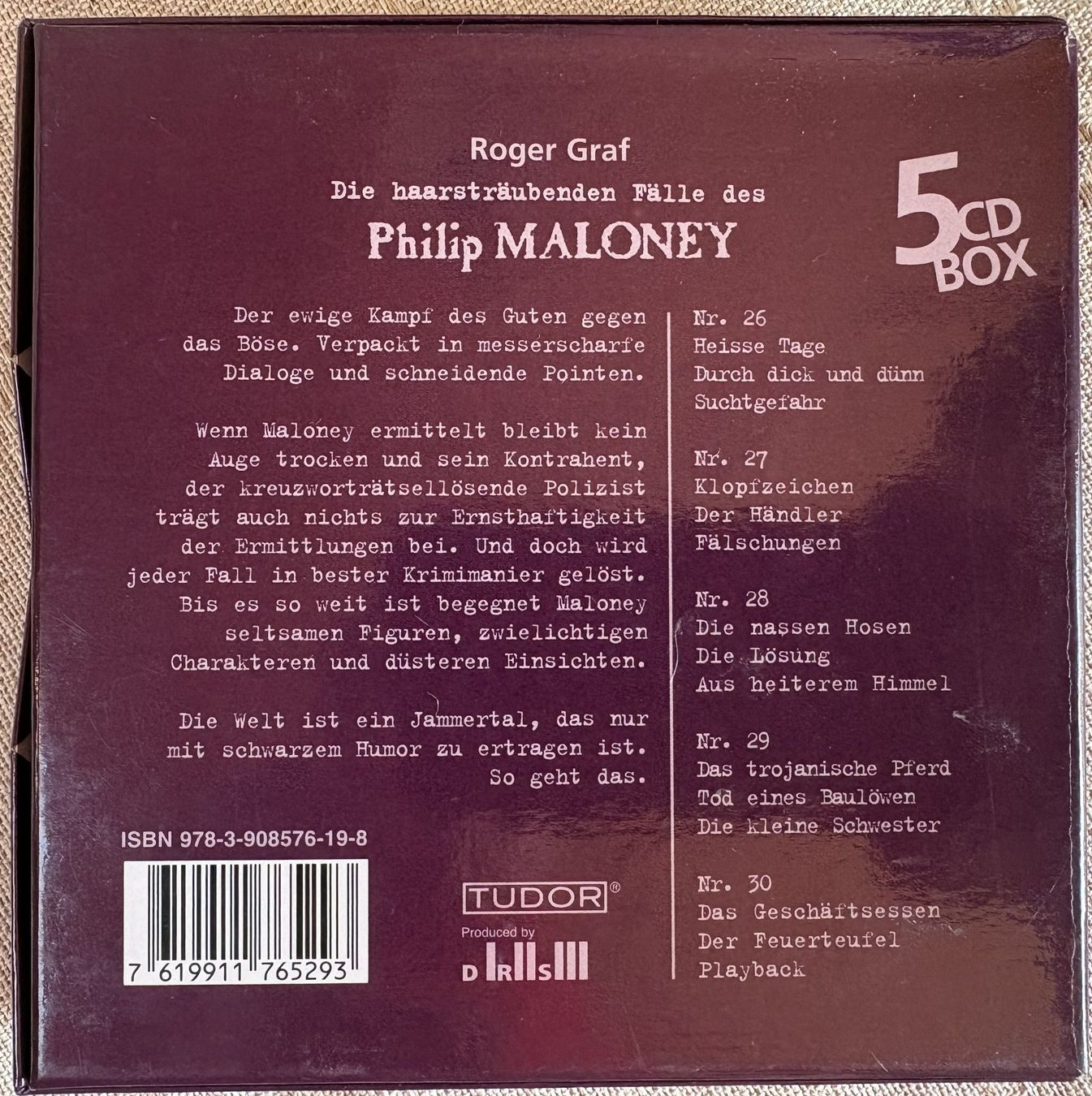 Audiolibri: Philip Maloney Box No 6 – Usato da Volketswil venduto da zwitsch33 1