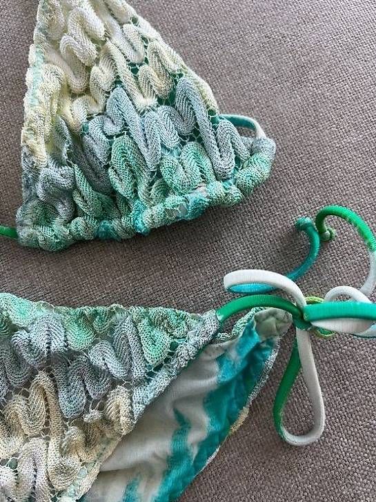 Costumi da bagno & Bikini: Missoni Bikini, neu, hellgrün, Grösse IT40 – Usato da Zürich venduto da FK8044 2