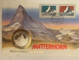 Numisbrief 175 Jahre Matterhorn