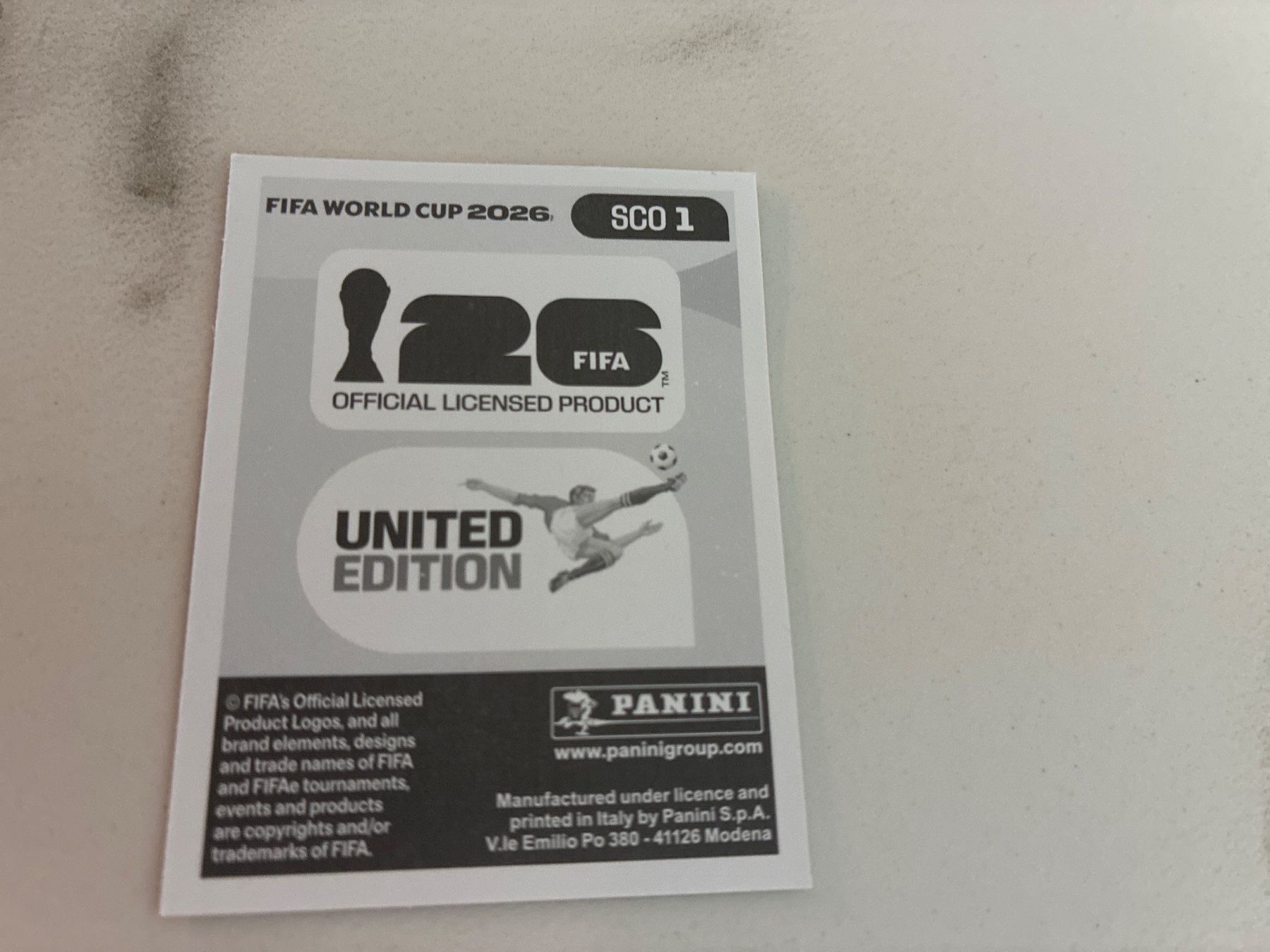 Panini Carte collezionabili: Panini WM 2026 Mexiko Sticker - SCO1 – Nuovo (secondo la descrizione) da Basel venduto da yac_h5js 1