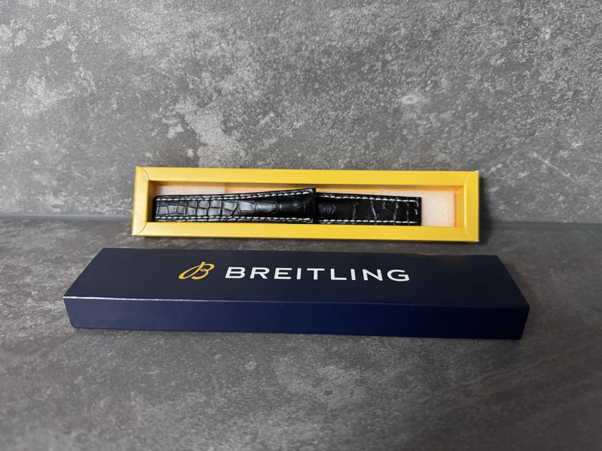 Bracciali & Braccialetti: Breitling Armband Krokodilleder – Nuovo e nell'imballaggio originale da Ortschwaben venduto da zebedeu 2