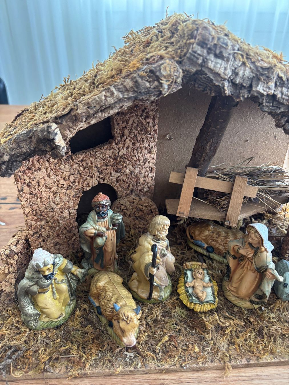 Alle Dekorationen: Weihnachts Krippe mit Figuren Konvolut – Gebraucht aus Kriens von Mollinos 1