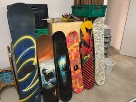Snowboard Sammlung - Zur Dekoration oder zum Basteln