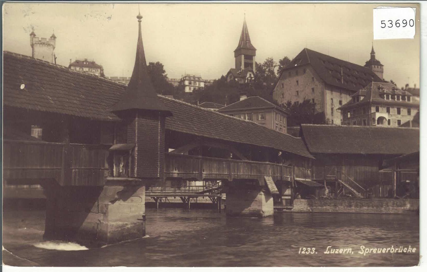 Cartoline postali: Luzern - Spreuerbrücke – Usato da Ettingen venduto da Kartenplanet