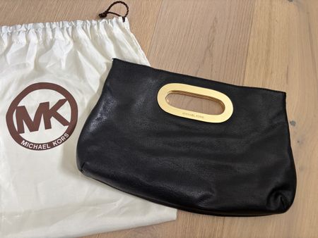 Elegante Michael Kors Clutch, Schwarz