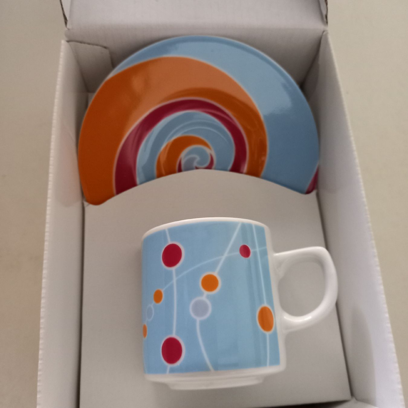 Pfister Tazze: EspressoTasse Pfister 2006 – Nuovo e nell'imballaggio originale da Flüh venduto da nad_x5qn