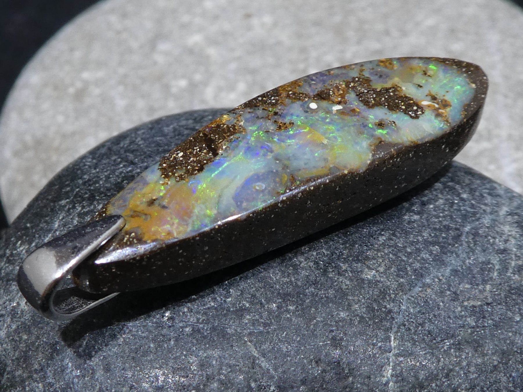 Ciondoli: Boulder Opal Anhänger. – Nuovo (secondo la descrizione) da Niederbüren venduto da Raphael014 1
