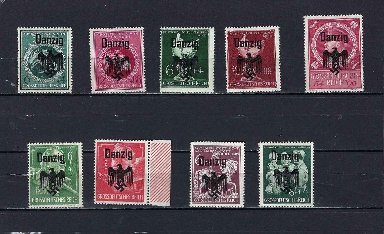 Tutti i francobolli: WKII Besetzung Danzig ** – Nuovo e nell'imballaggio originale da Altstätten SG venduto da Nandodax