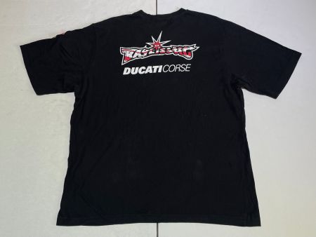 Promo T-Shirt Ducati #21 Troy Bayliss doppelt Print Gr XL