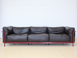 Cassina Corbusier LC3 Sofa | Dunkelbraun Bordeaux |