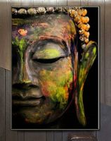 🌿Kunstleinwand Zen in deinem Zuhause: Buddha Kopf Porträt🧘