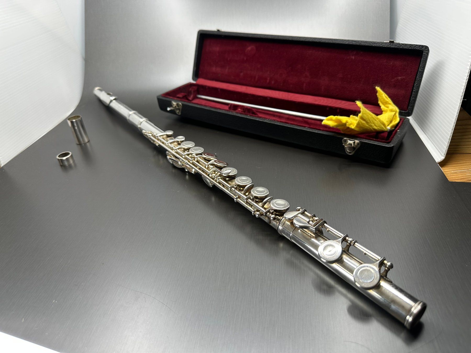 Strumenti musicali: Querflöte Martin Freres Paris 1740, Silbern – Usato da Arisdorf venduto da Liquidus 1