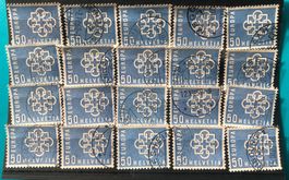 Nr.348 Steckkarte mit Stempel