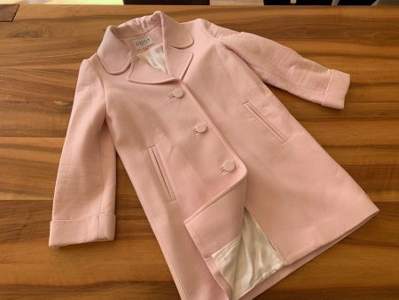 Mantel Claudie Pierlot Paris rosa / puder Mantel Grösse 36