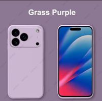 Coque pour Apple iPhone 17 Pro en silicone violet, NEUVE