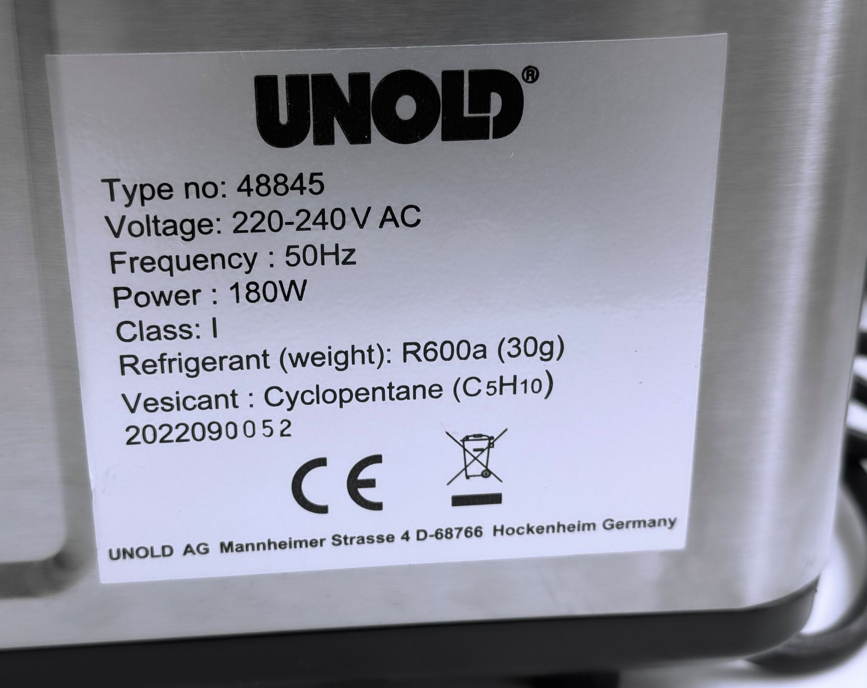 Appareils de cuisine: Unold Gusto 48845 Eismaschine***** – Neuf (Voir description) à Dübendorf par Orchid18 4