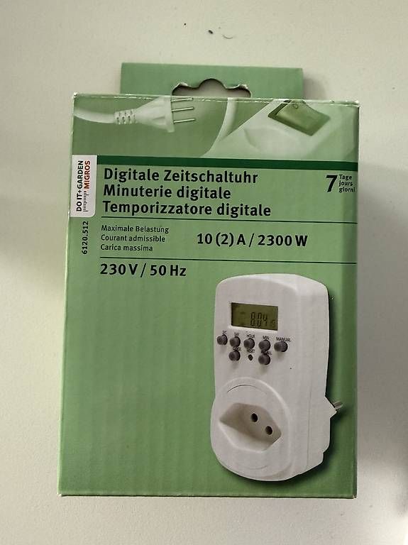 Schalter: Zeitschaltuhr Digital – Gebraucht aus Aarburg von nic_8jr7