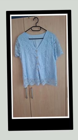 Schönes Spitzen Blusenshirt gr L