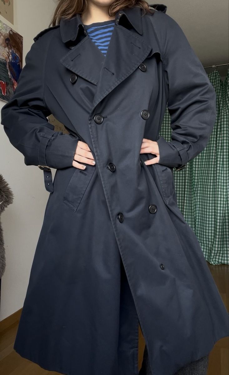 Burberry Cappotti: Burberry Navy Trench Coat – Nuovo (secondo la descrizione) da Zürich venduto da haa_qpd2 1
