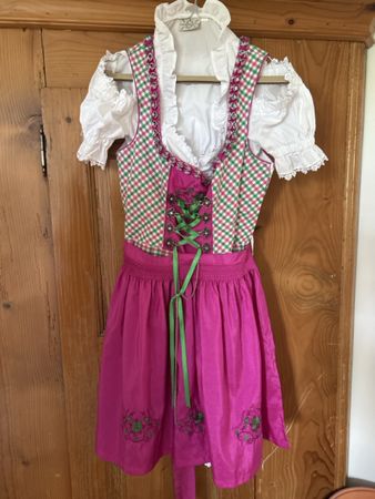 Süsses Dirndl, Gr. 36 Pink/Grün Kariert, Top Zustand!