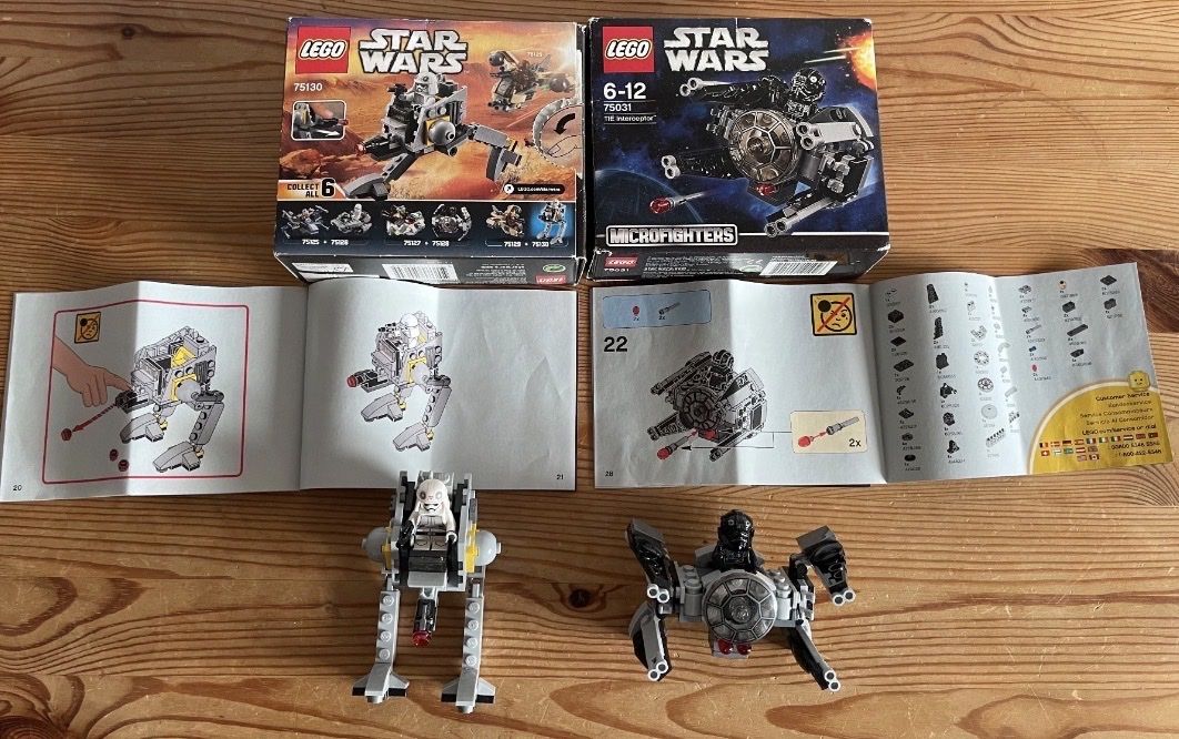 Lego Kit di costruzioni: LEGO Star Wars 2 Sets Microfighters 75130 + 75031 inkl. OVP – Usato da Stäfa venduto da greety1981 1