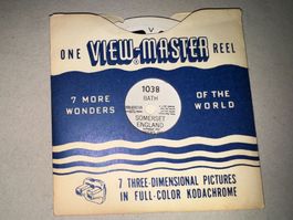 View-Master 3D: Nr. 1038 BATH SOMMERSET ENGLAND