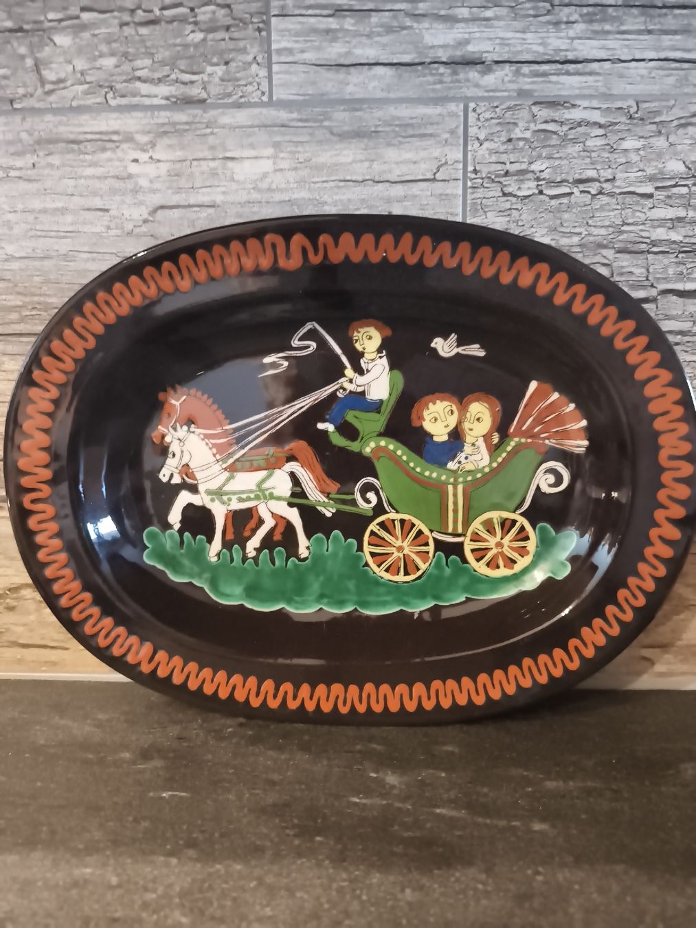 Tutte le decorazioni: Schweizer Keramik Wandteller – Usato da Rubigen venduto da HEIDA_82