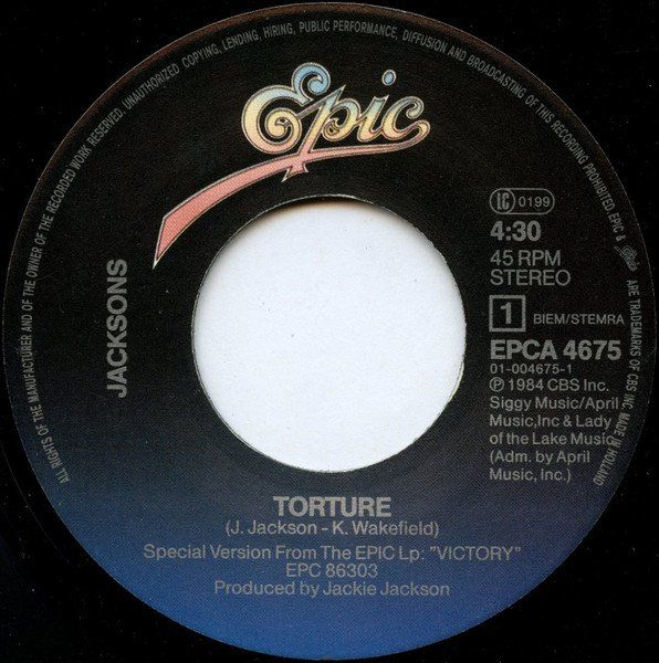 Dischi in vinile: JACKSONS Torture 7" Single NL 84 Neuwertig – Usato da Thun venduto da Pemoya 2