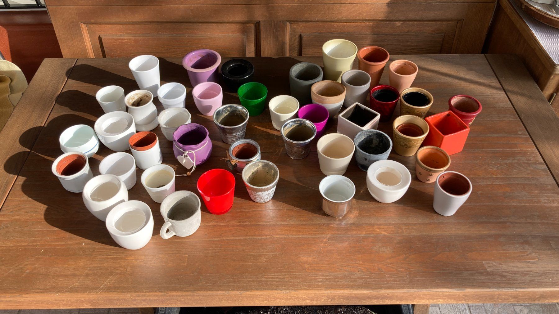 Pots de fleurs: Blumentöpfe Keramik gemischt – D'occasion à Zwingen par Hugom 1