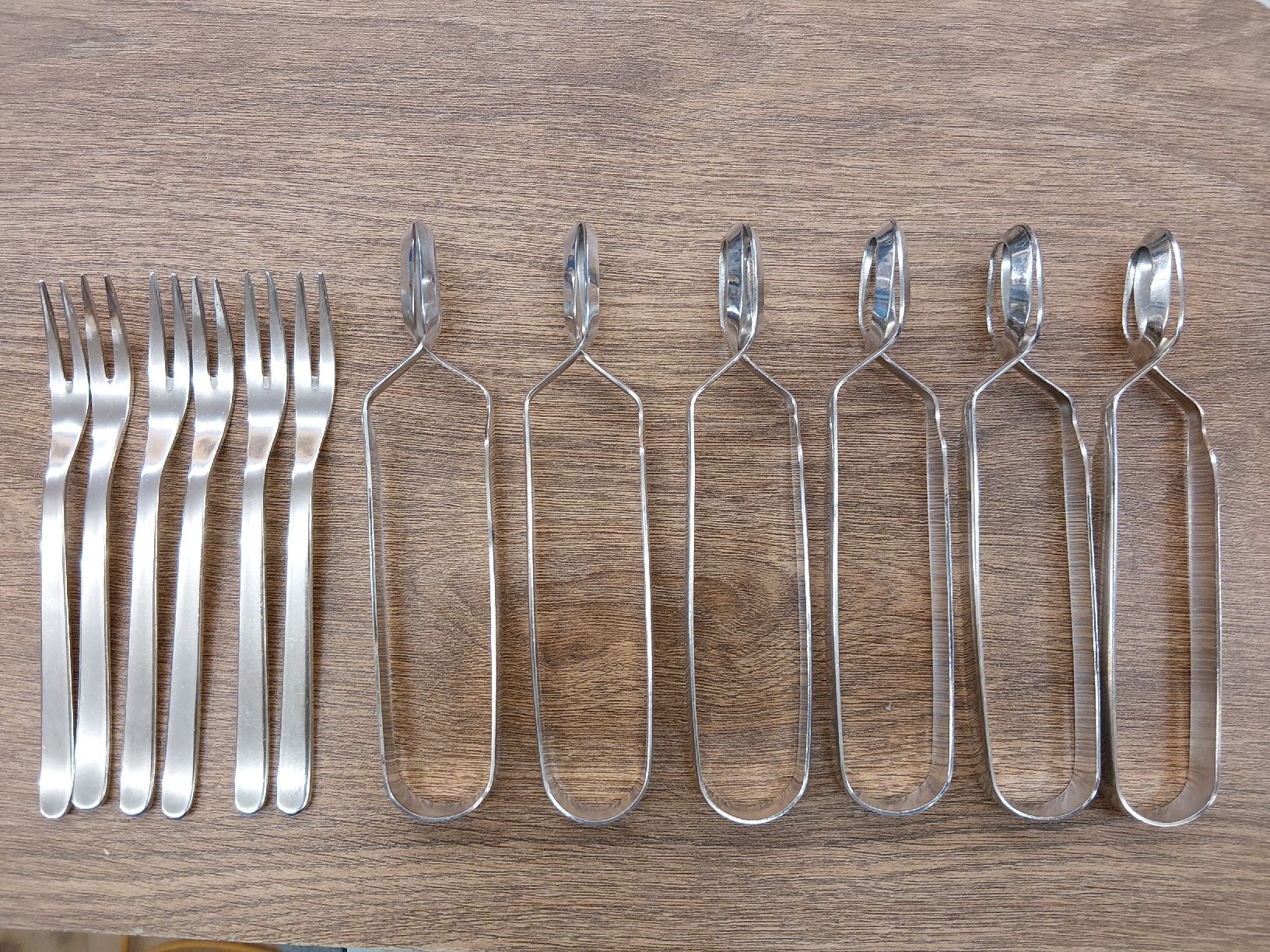 Pott Set di posate: 12 Teiliges Versilbertes Schneckenbesteck – Usato da Bertschikon Gossau venduto da Tho0815