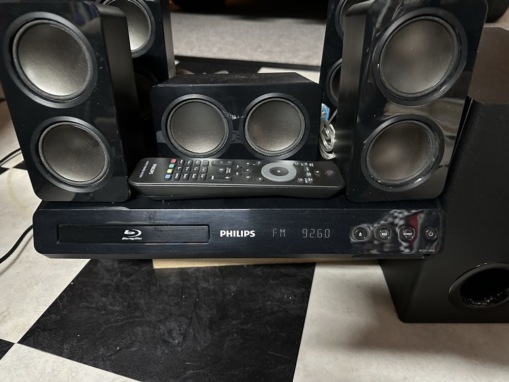 Philips Home Cinema: PHILIPS Home Cinéma 5 enceintes HTS3541/12 – Difettoso da MASSONGEX venduto da Luluone