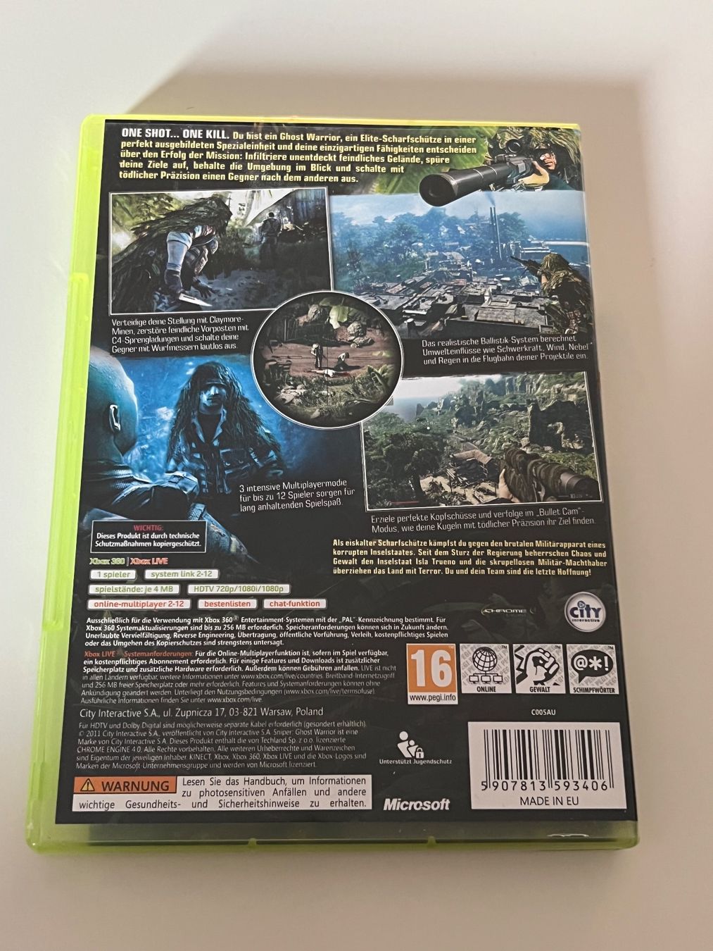 Microsoft Giochi: Sniper Ghost Warrior Gold Edition Xbox 360 – Usato da Altstätten SG venduto da sheamus 1