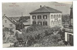 Bad Ragaz (SG) Gasthof zum Freihof - Gartenwirtschaft - 1915