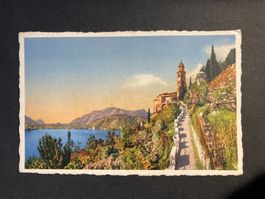 Schweiz 1935 AK Lago di Lugano Chiesa di Morcote