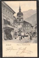 #Altdorf UR , Platz u. Tellsdenkmal , gel. 1908 mit Ziffernm