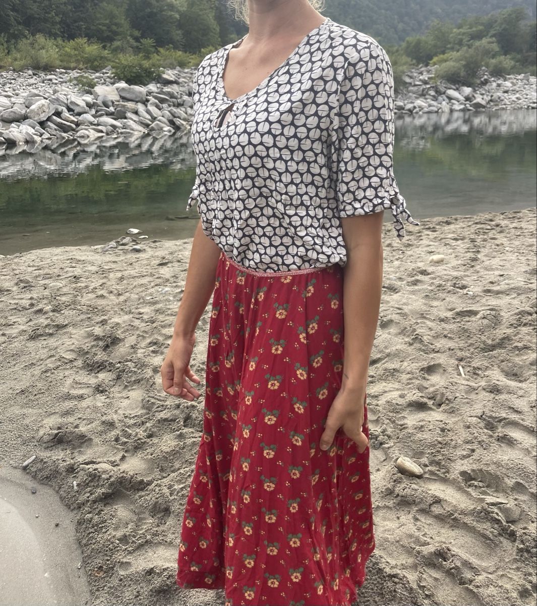 Camicette: Chic camicia di viscosa-tg S/M-nuova – Nuovo (secondo la descrizione) da Gordevio venduto da LanaZimm 3
