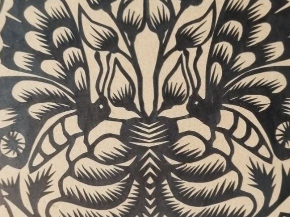 Grafiken & Lithographien: Scherenschnitt signiert, Schmetterlinge – Gebraucht aus Grenchen von swiss.antiques 2