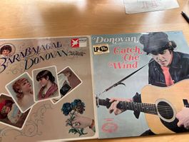 Donovan Vinyl 2 schöne LPs Barabajagal Catch Wind gebraucht