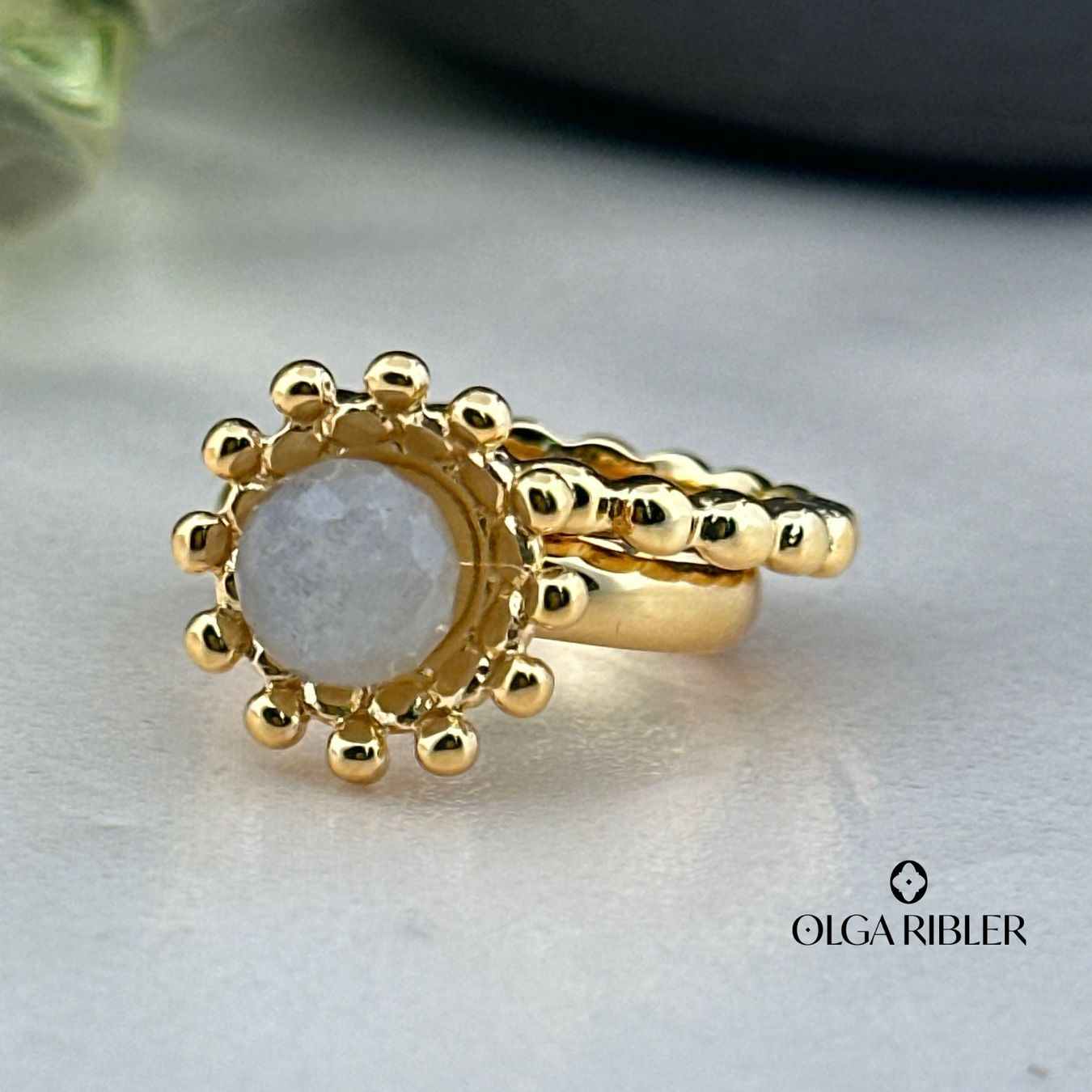 Olga Ribler Anelli: Edelstahl Ring Set 2 Ringe Ringgrösse 52 – Nuovo (secondo la descrizione) da Luzern venduto da byolgaribleroutlet 1